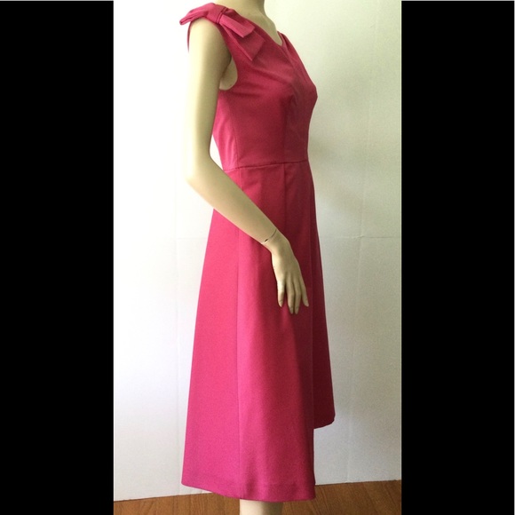 Prada Special Edition One Shoulder Bow, Fit&Flare Dress - Picture 5 of 13